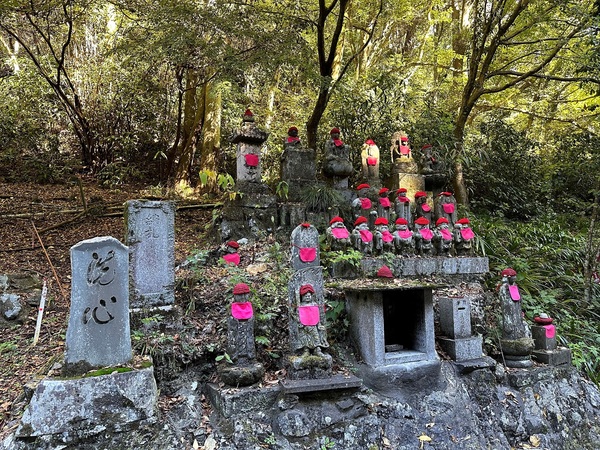 Mt. Takao jizo beelden Japan